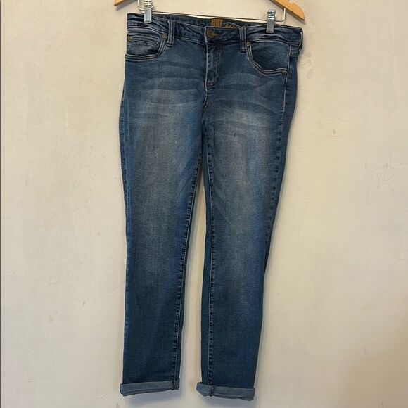Kut from the Kloth cuffed jeans Size 6 EUC - Picture 1 of 12